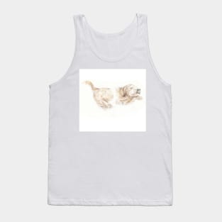 Snowy Puppy Tank Top